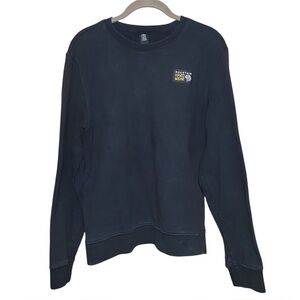 Mountain Hardwear Classic Logo Crew Neck Sweatshirt Organic Cotton Small Black